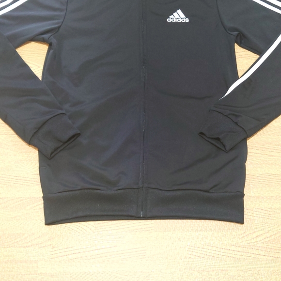 Adidas Primegreen Tracksuit Jacket Men's Black 34/36 Small Full Zip Firebird - Picture 3 of 15